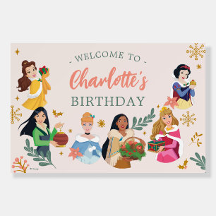 Disney Princess Holiday Birthday Foam Board