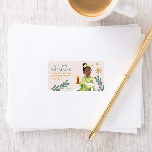 Disney Princess Holiday Birthday Label (Insitu)