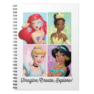 Disney Princess "Imagine, Create, Explore!" Notebook