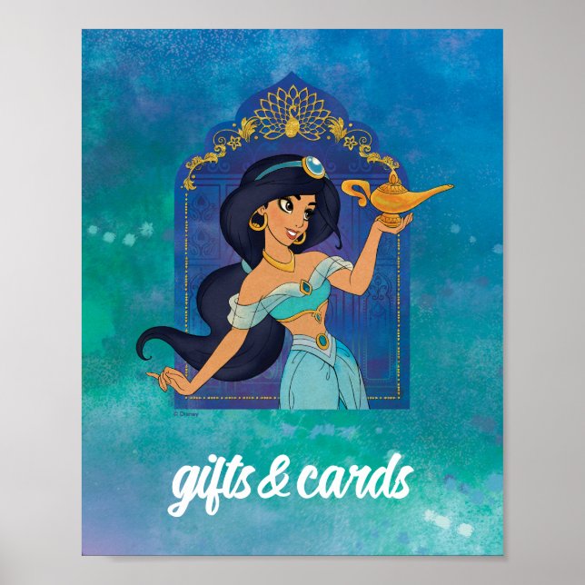 Disney Princess Jasmine Birthday Poster (Front)