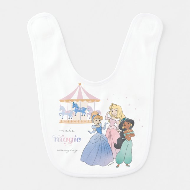 Disney Princess | Make Magic Baby Bib (Front)