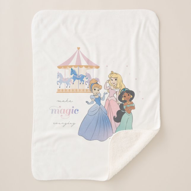 Disney Princess | Make Magic Sherpa Blanket (Front)