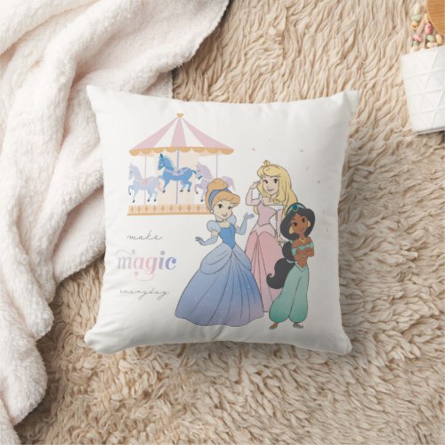 Disney Princess  Make Magic Throw Pillow