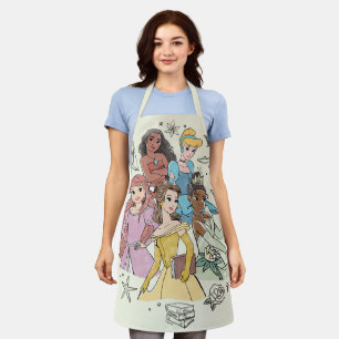 Disney Princess Marker Doodles Apron
