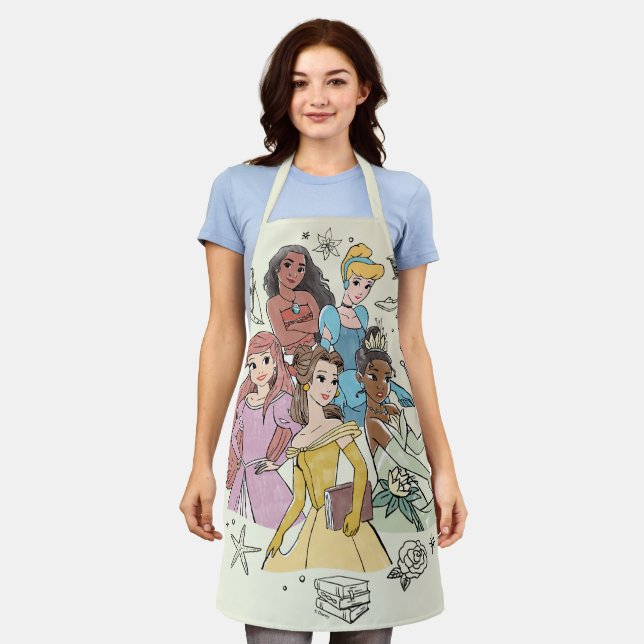 Disney Princess Marker Doodles Apron (Worn)