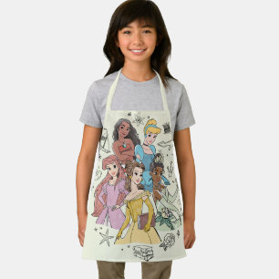 Disney Princess Marker Doodles Apron