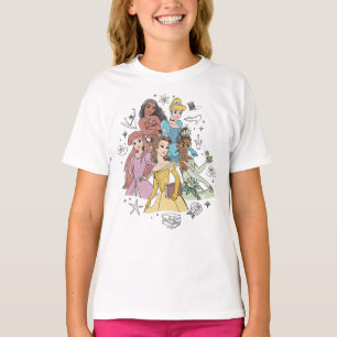 Disney Princess Marker Doodles T-Shirt