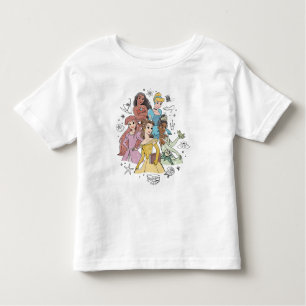 Disney Princess Marker Doodles Toddler T-shirt