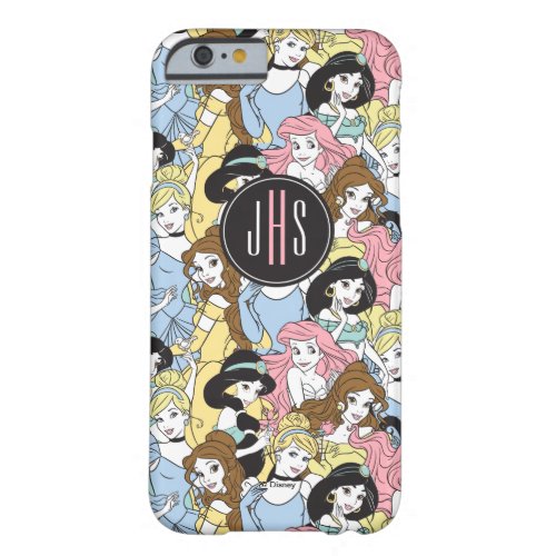 Disney Princess  Monogram Oversized Pattern Barely There iPhone 6 Case