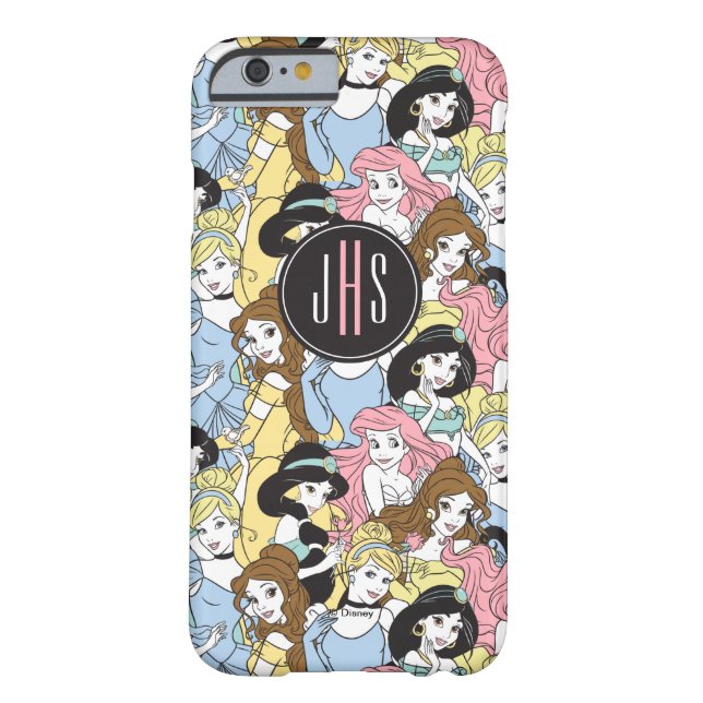 Disney Princess | Monogram Oversized Pattern Case-Mate iPhone Case (Back)