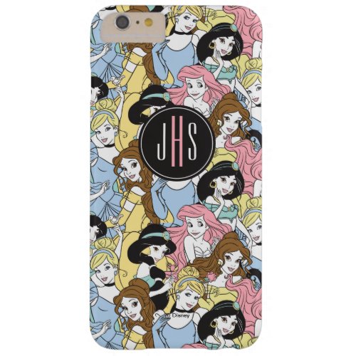 Disney Princess  Monogram Oversized Pattern Barely There iPhone 6 Plus Case