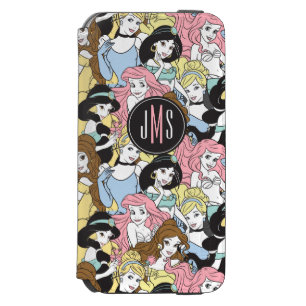 Disney Princess Monogram Oversized Pattern iPhone 6/6s Wallet Case