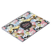 Disney Princess | Monogram Oversized Pattern Notebook | Zazzle