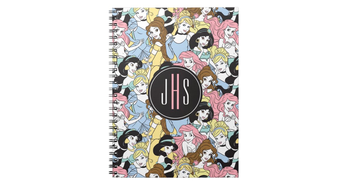 New Disney Princess Ruled Notebook Licensed Belle Ariel Jasmine School Kids