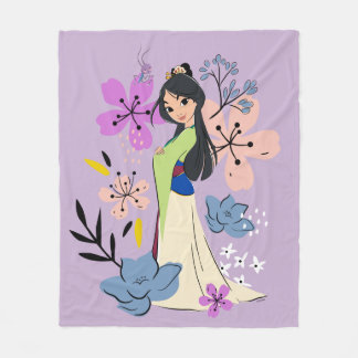Disney Princess | Mulan in the Garden Fleece Blanket