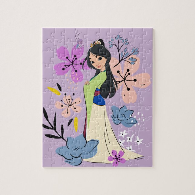 Disney Princess | Mulan in the Garden Jigsaw Puzzle (Vertical)