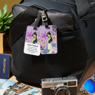 Disney Princess Mulan in the Garden Luggage Tag