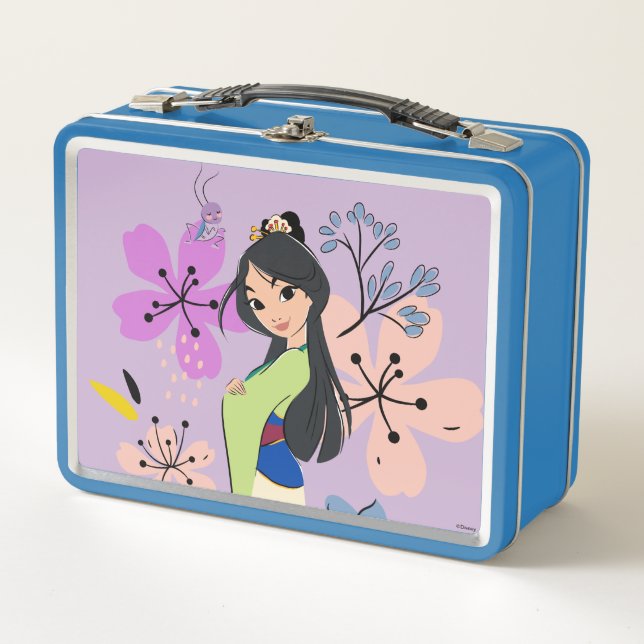 Disney Princess | Mulan in the Garden Metal Lunch Box (Front)
