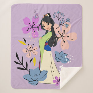 Disney Princess | Mulan in the Garden Sherpa Blanket