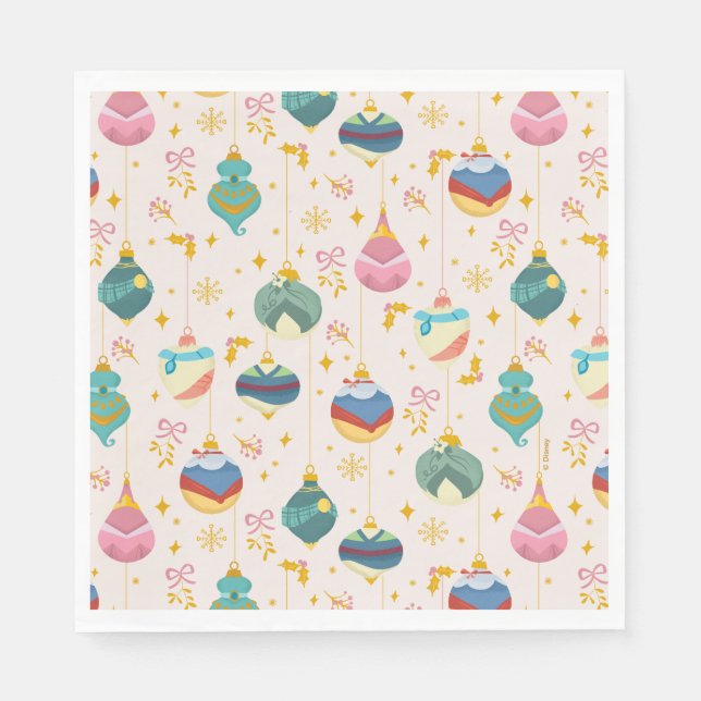 Disney Princess Ornament Pattern Napkins (Front)