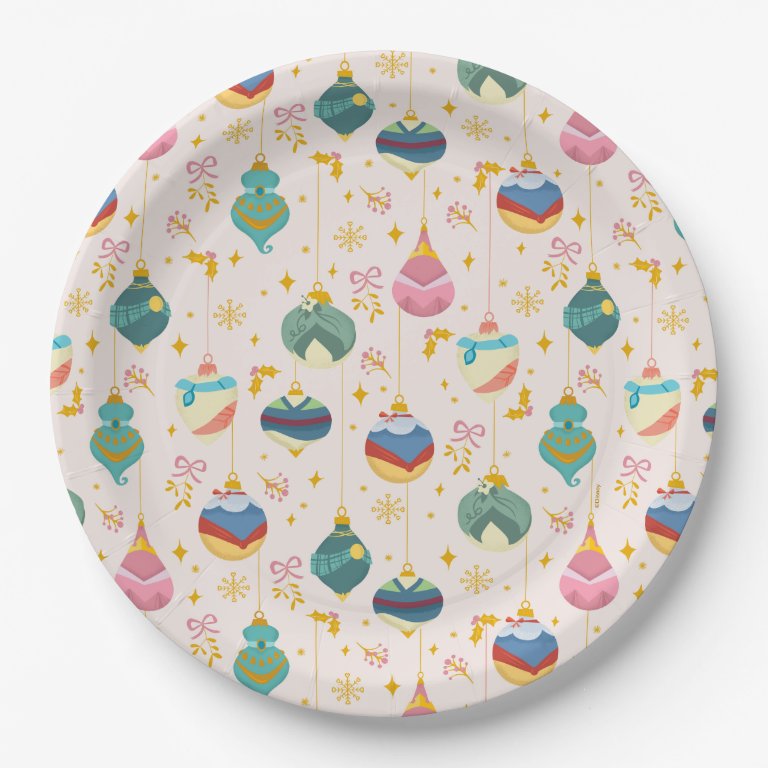 Disney Princess Ornament Pattern Paper Plates