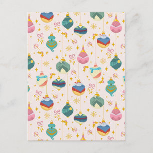 Disney Princess Ornament Pattern Postcard