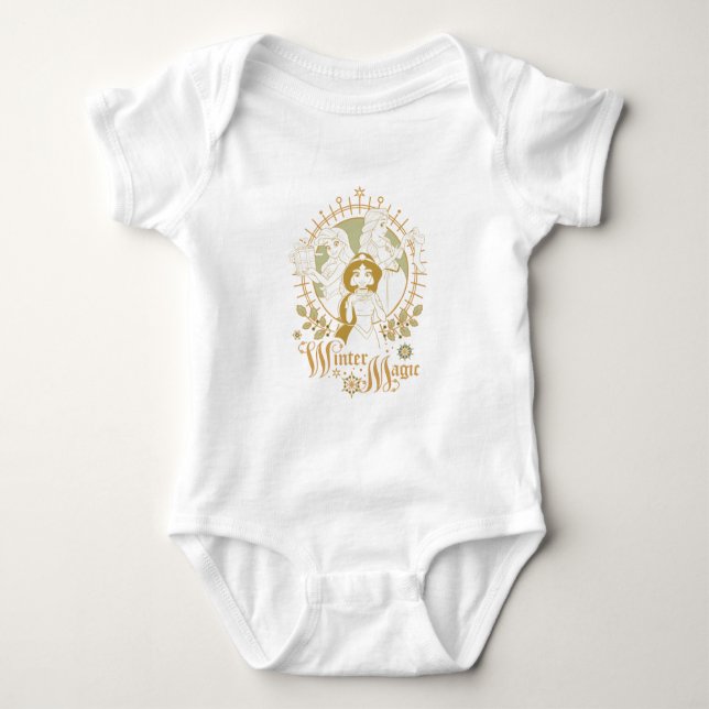 Disney Princess Ornaments | Winter Magic Baby Bodysuit (Front)