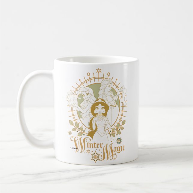 Disney Princess Ornaments | Winter Magic Coffee Mug (Left)