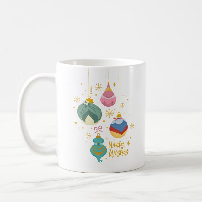 Disney Princess Ornaments | Winter Wishes Coffee Mug (Left)