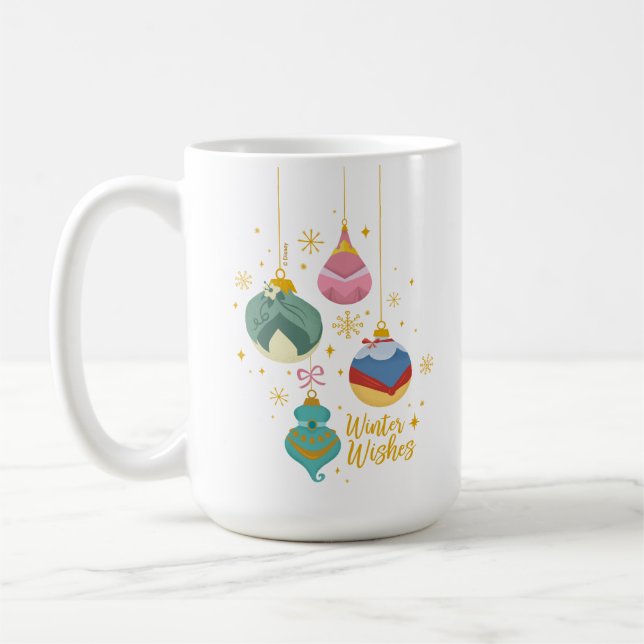 Disney Princess Ornaments | Winter Wishes Coffee Mug (Left)