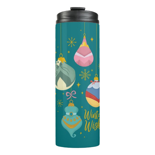 Disney Princess Ornaments | Winter Wishes Thermal Tumbler (Front)