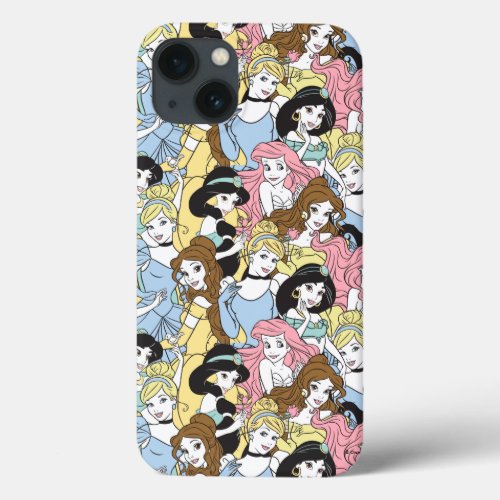 Disney Princess  Oversized Pattern iPhone 13 Case