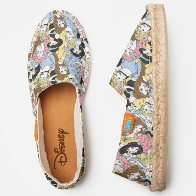 Disney Princess | Oversized Pattern Espadrilles (Side)