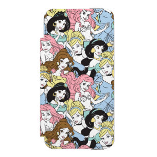 Disney Princess   Oversized Pattern iPhone SE/5/5s Wallet Case