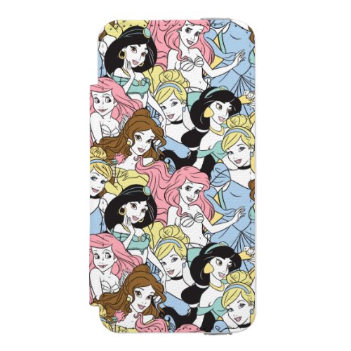 Disney Princess  Oversized Pattern iPhone SE55s Wallet Case