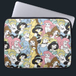 Disney Princess | Oversized Pattern Laptop Sleeve<br><div class="desc">Jasmine,  Belle,  Cinderella and Ariel are all featured in this fun oversized princess pattern.</div>