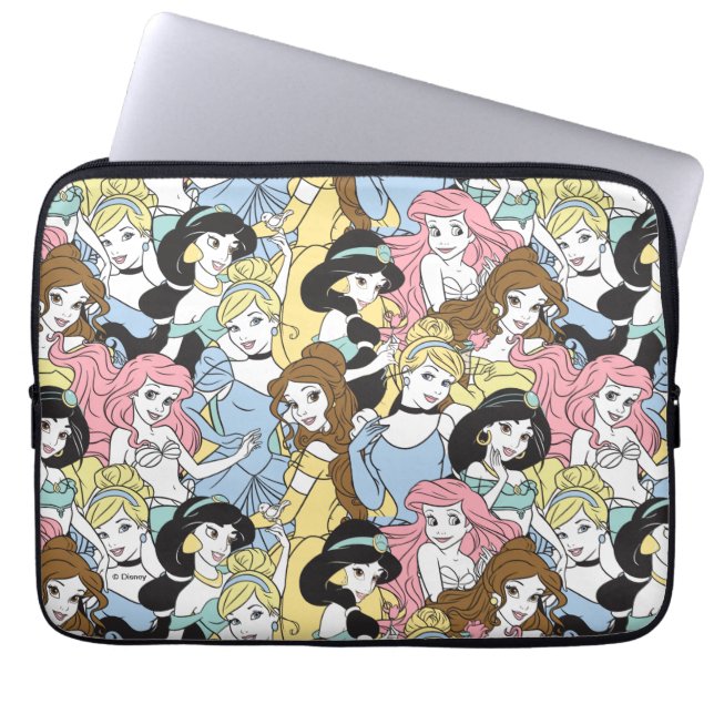 Disney Princess | Oversized Pattern Laptop Sleeve (Front)