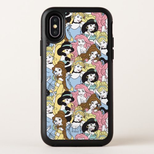 Disney Princess  Oversized Pattern OtterBox Symmetry iPhone X Case