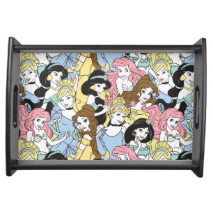 Disney Princess   Oversized Pattern Serving Tray