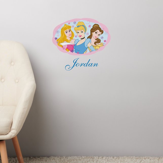 Disney Princess | Personalize Wall Decal (Living Room 2)