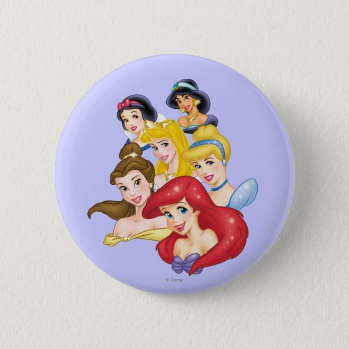 Disney Princess  Princesses Portraits Pinback Button