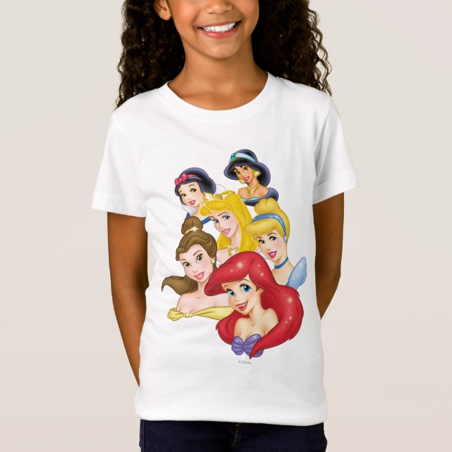 Disney Princess | Princesses Portraits T-Shirt (Front)