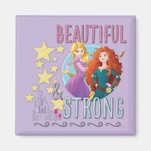 Disney Princess | Rapunzel and Merida Magnet (Front)