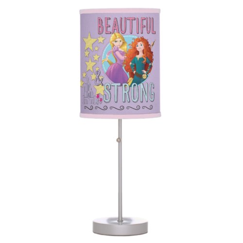 Disney Princess  Rapunzel and Merida Table Lamp