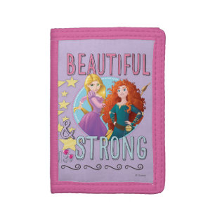 Disney Princess Rapunzel and Merida Tri-fold Wallet