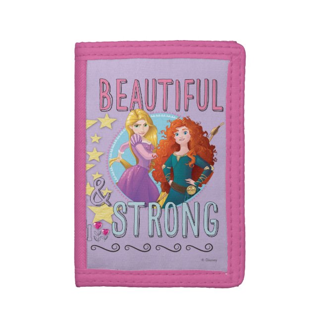 Disney Princess | Rapunzel and Merida Trifold Wallet (Front Vertical)