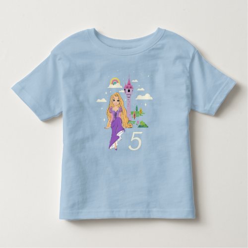 Disney Princess Rapunzel Birthday Toddler T_shirt