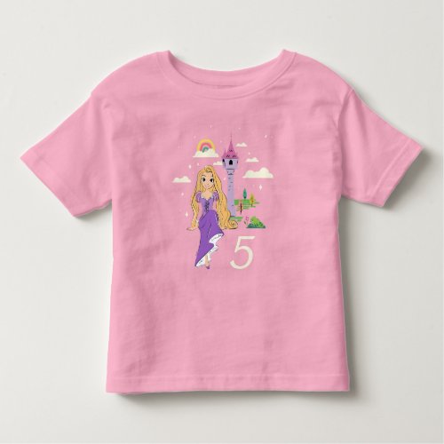 Disney Princess Rapunzel Birthday Toddler T_shirt