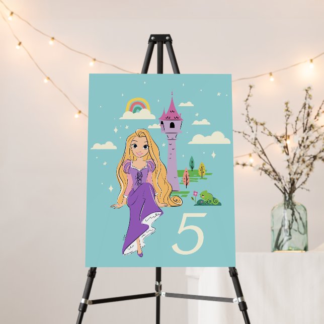 Disney Princess Rapunzel Girls Birthday Foam Board (In Situ (Stand))