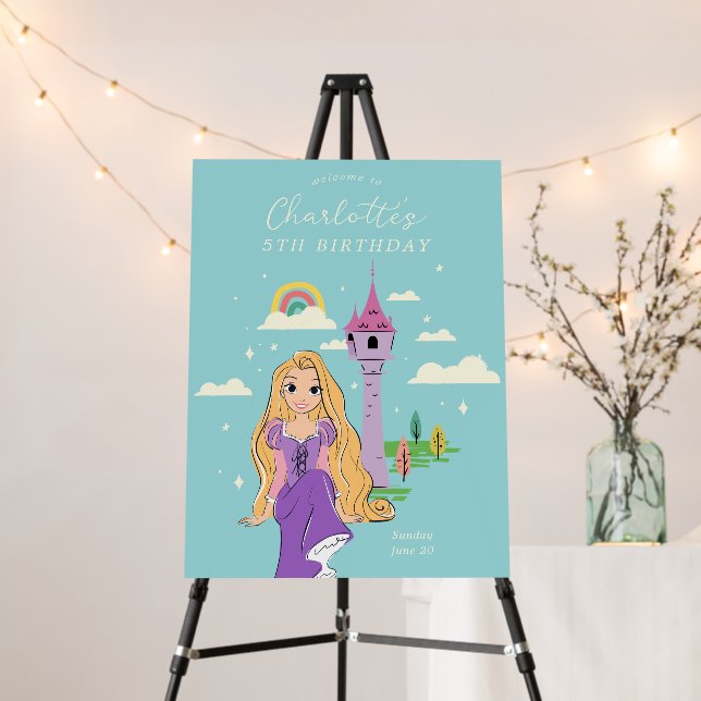 Disney Princess Rapunzel Girls Birthday Foam Board (In Situ (Stand))
